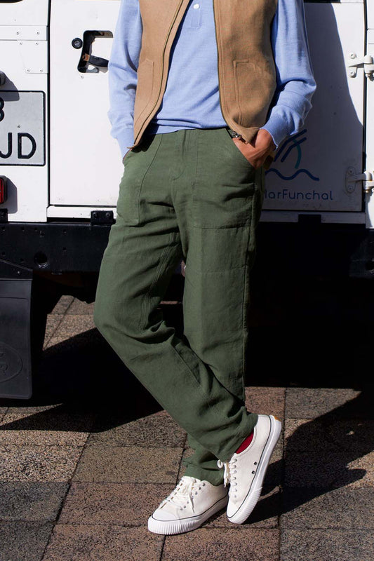 Patch Pocket Trouser Olive