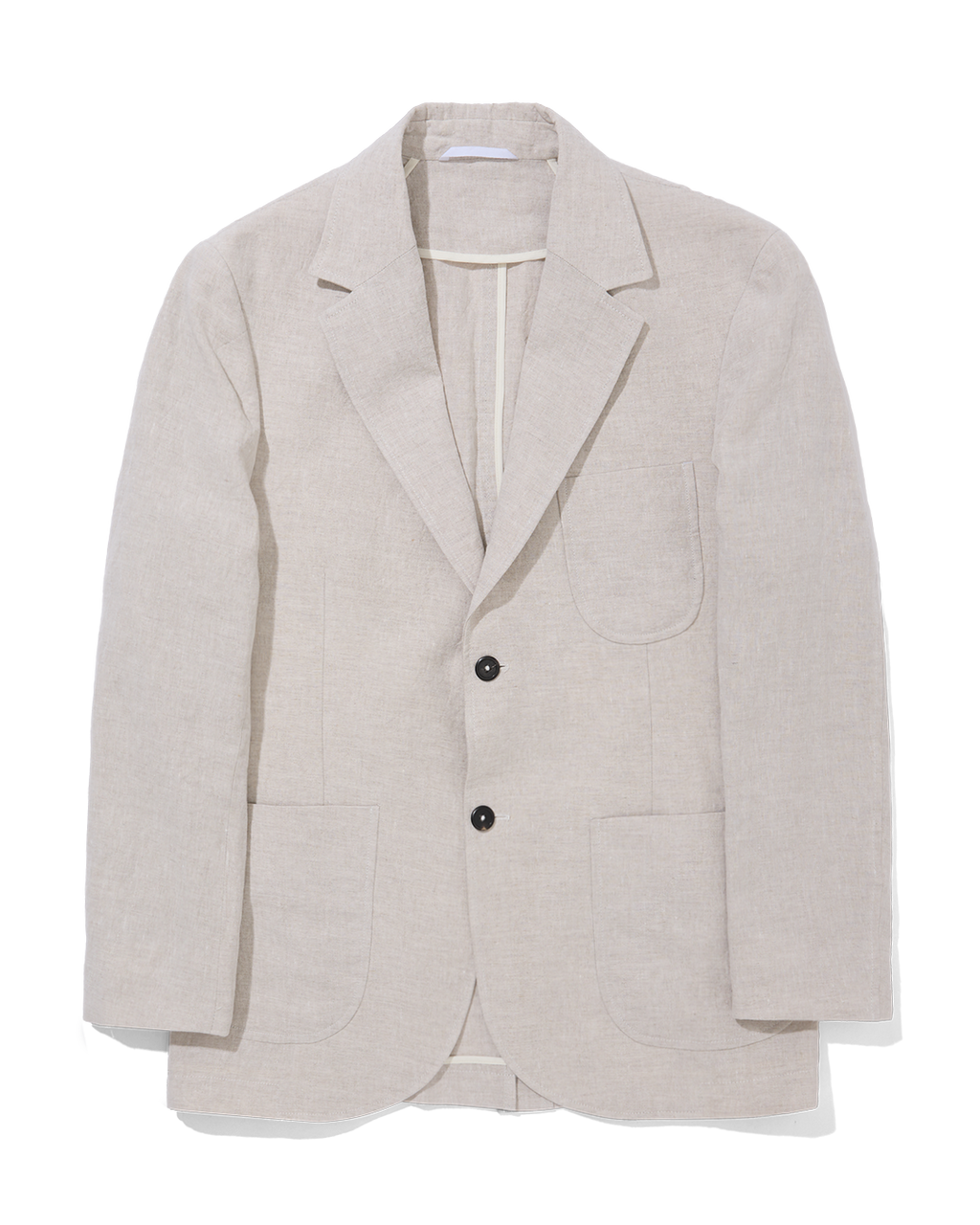 Laundered Linen Suit Oatmeal