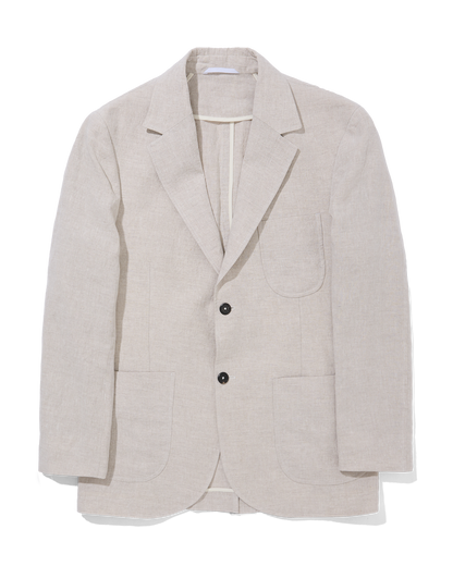 Laundered Linen Suit Oatmeal