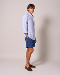 Linen Easy Shorts Washed Navy
