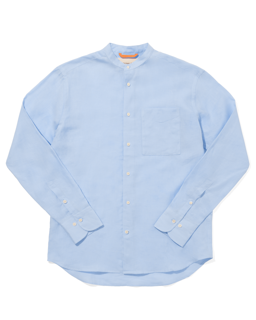 Linen Grandpa Shirt Sky