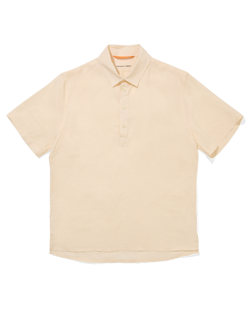 Linen Short Sleeve Smock Oyster