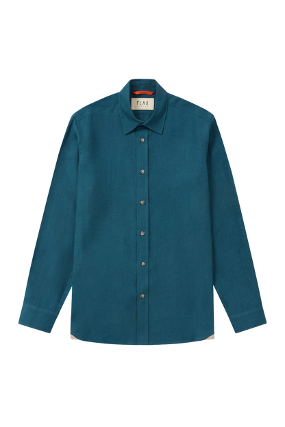 Midweight Linen Signature Petrol