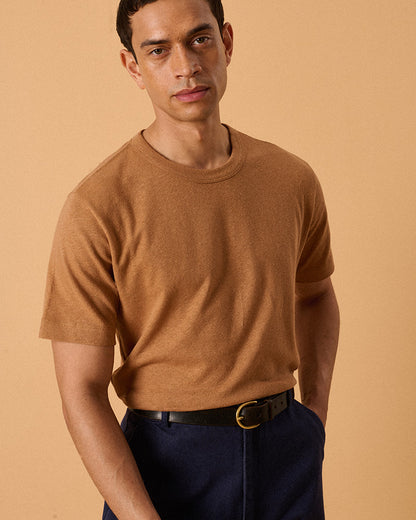 MbS X OF T Shirt Caramel