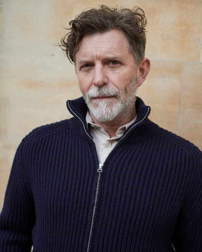 Ribbed Studio Warmer Navy