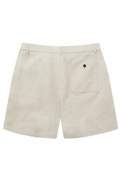 Patch Pocket Shorts 7 Inch Oatmeal