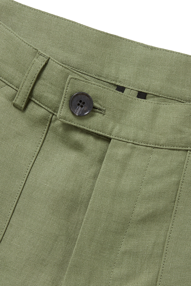 Patch Pocket Shorts 7 Inch Sage Green