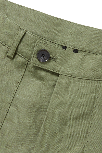 Patch Pocket Shorts 7 Inch Sage Green
