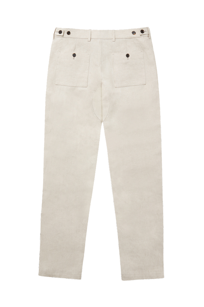 Patch Pocket Trousers Oatmeal
