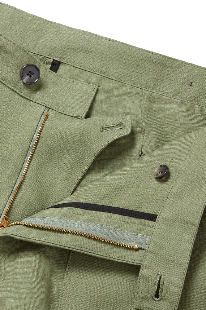 Patch Pocket Trousers Sage Green