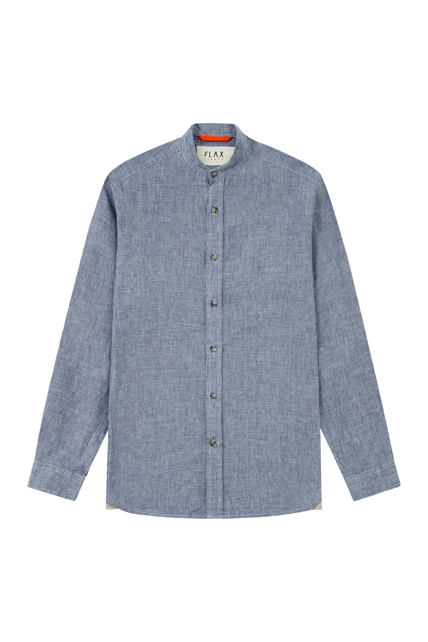 Midweight Linen Grandpa Navy Crosshatch